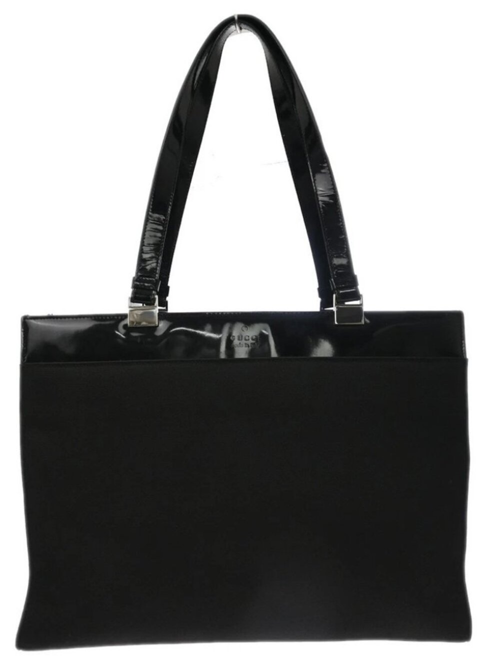 Gucci Black Canvas Tote Handbag